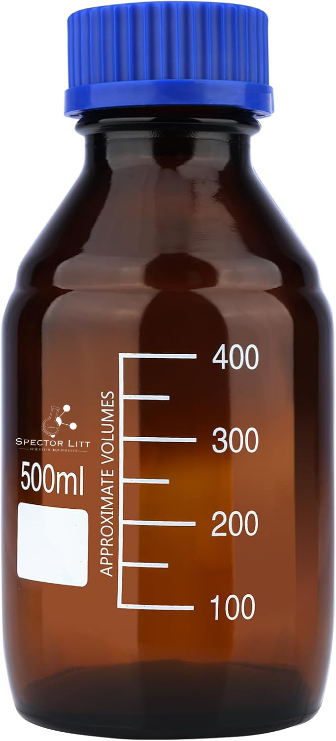 Bottles Reagent Amber with Screw Cap